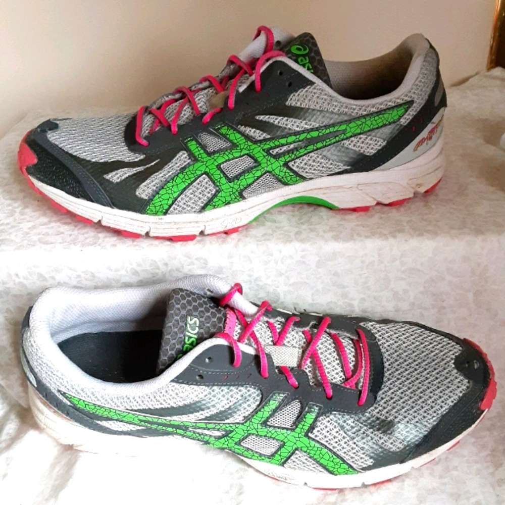ASICS Gel-Fuji Racer Wmns Sz 12 pink/neon green